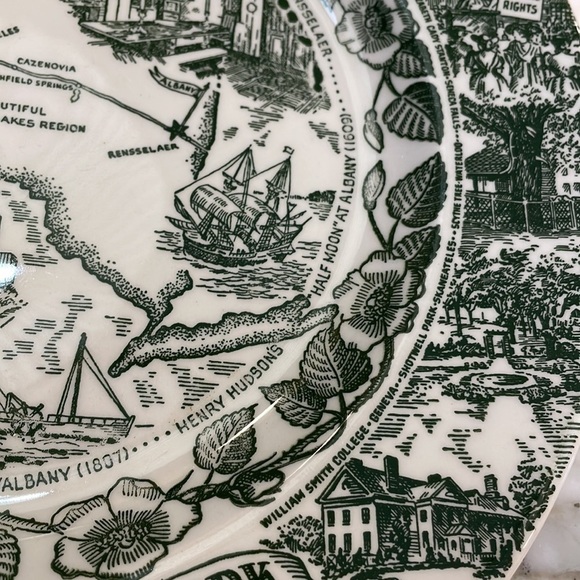 Kettlesprings Kilns, Alliance Ohio Vintage New York State Highway 20 Green Plate - Picture 4 of 8